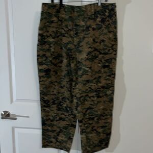 Military Army Camouflage Button Front Fly Cargo Digital Digi Camo 38 x 29 Pants